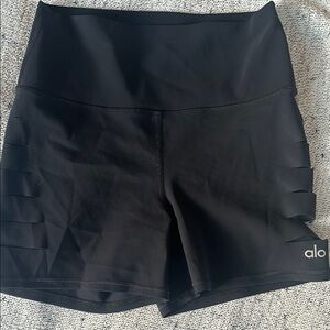 ALO Yoga Black Athletic Shorts